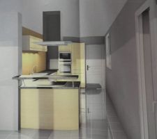 Cuisine avec bar