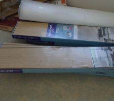 Parquet stratifi&eacute; r&eacute;cup&eacute;r&eacute; (Largo ch&ecirc;ne blanc)