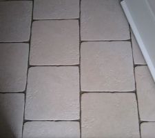 Carrelage Natura Bianco 32*32 pose décalée