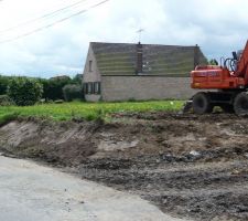 Voici l'acces chantier