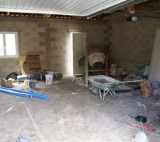 L'intérieur du garage