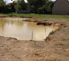 La pluie a créé une vraie piscine !