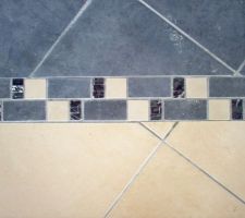 Frise entre la cuisine et le s&eacute;jour