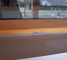 Joints des châssis fixes.