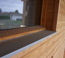 Joints des châssis fixes.