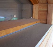 Joints des châssis fixes.