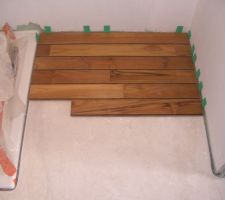 Pose du parquet