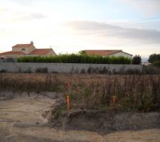 Terrain en cours de viabilisation