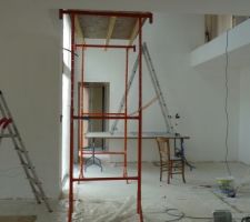 2 couches sous-couches sp&eacute;ciale placo sur mur