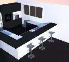Voilà la cuisine que nous avons imaginé