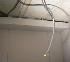 Et c'est finit ! (le haut sera caché par le faux plafond !)