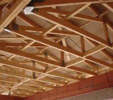 Pr&eacute;paration du 3 et 4 pentes pour la pose des suspentes