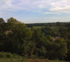 Vue future de la terrasse