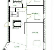 Plan de ma future maison ( rez de chaussée )