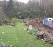 Le chemin d'acces en cours de realisation