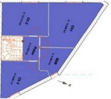 Plan de l'étage de la maison