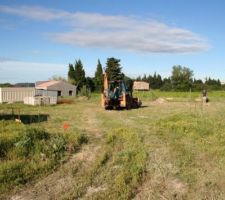D&eacute;but du terrassement
