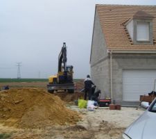 Remblai autour de la maison