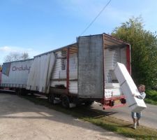 Dechargement des dalles