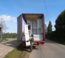 Dechargement des dalles