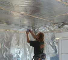 Préparation du plafond suspendu