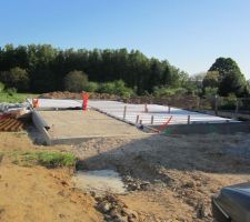 Vide sanitaire en attente de coulage de la dalle