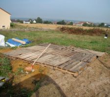 Le plancher de palettes