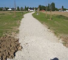 L'allée du lotissement