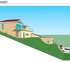 Maquette 3D - Vue OUEST