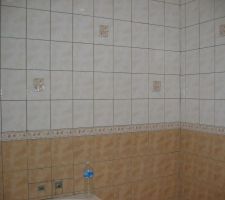 Carrelage salle de bain sans les joints