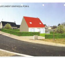 Implantation futur de notre maison sur notre terrain