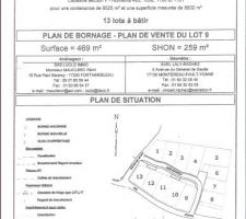 Nous somme dans la parcelle 9 du lotissement