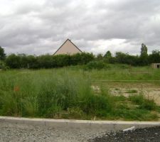 1er jour de travaux implantation de la maison