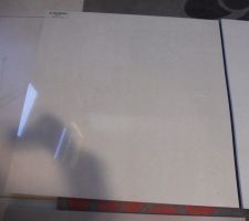 Carrelage choisi pour le rez-de-chaussée