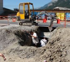 Branchement de l'eau su une conduite vide!!!!