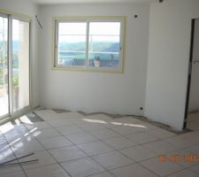 Carrelage du salon