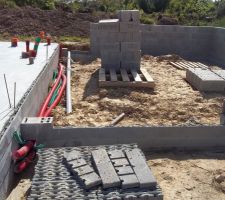 Vue du futur garage, une des portes...deux m&ecirc;tres c'est pas tr&egrave;s large !