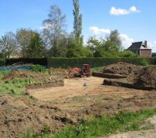 Terrassement de la maison