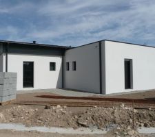 Coté chambre parentale et futur terrasse bois