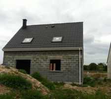 Les menuiseries devraient être posées la semaine pro ! nous espérons !