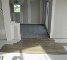 L'essai de sol salon/cuisine