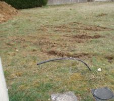 Vue du terrain juste avant l'ouverture du chantier.(17/03/2012).