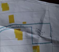 Voici notre terrain. Nous sommes en 2&egrave;me rideaux avec vue sur des champs :)