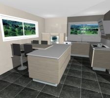 Vue 3 D cuisine