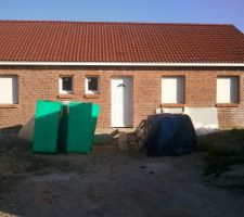 L' arrivée du matériel pour faire l' isolation de la maison