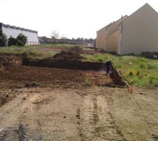 Terrassement en cours