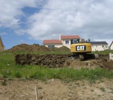 Deuxieme jour terrassement