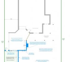 Plan de masse murs de cloture et de souténement à réaliser.