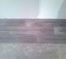 Test à blanc du carrelage RDC