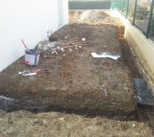 Fondations du garage